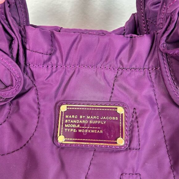 Marc by Marc Jacobs Women's Purple Nylon Tote Bag - Picture 7 of 8